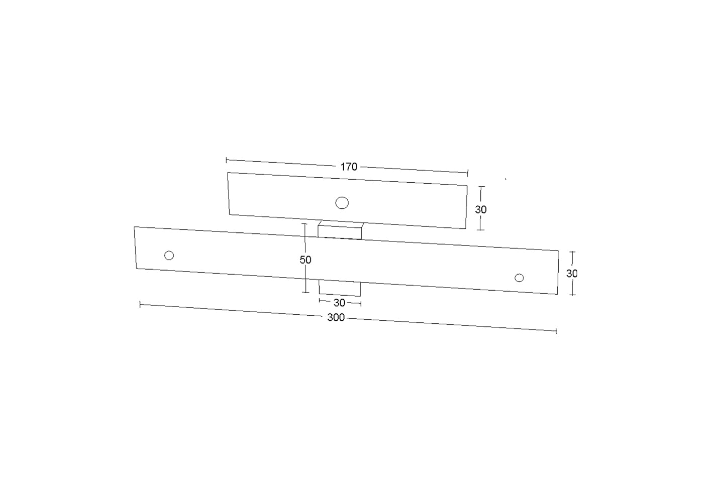Gereedschapsrek met schroefbeugel