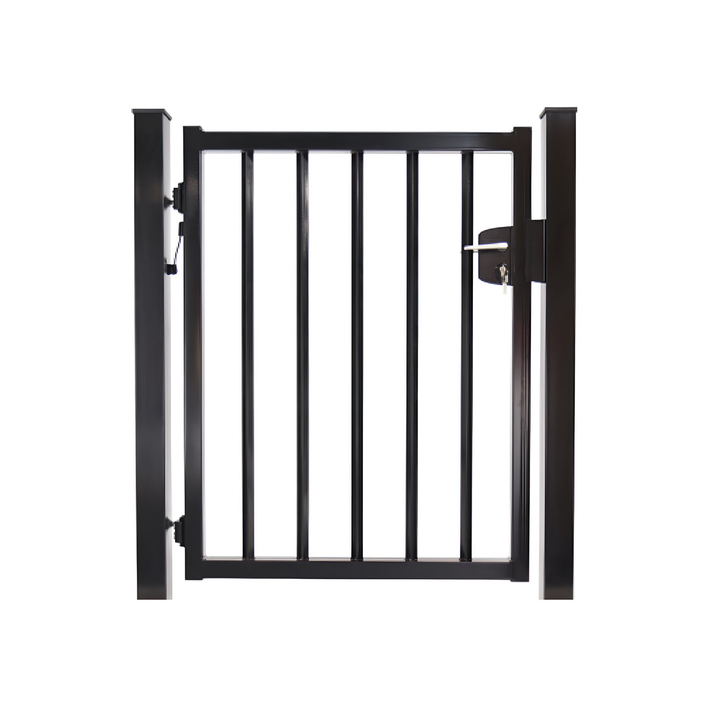 Looppoort_Spijlen_vierkant_25x25_vlak_-_incl._slotset hd hek-kopen