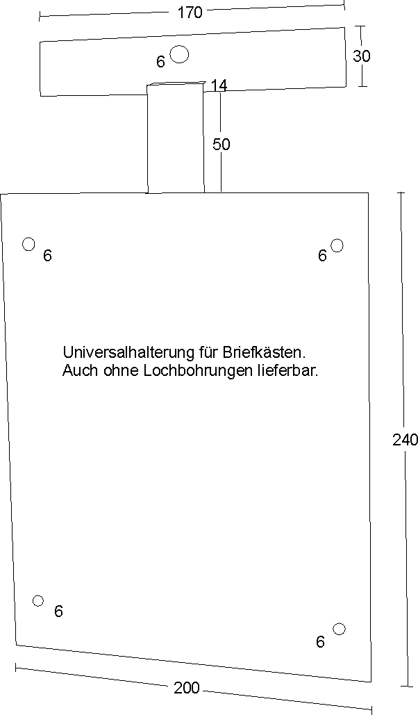 Standaard RVS Brievenbus model plattengrond hek-kopen