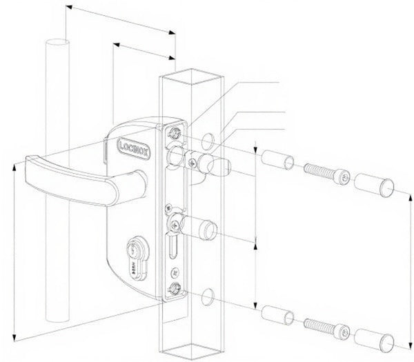 tuinpoort slot hek-kopen