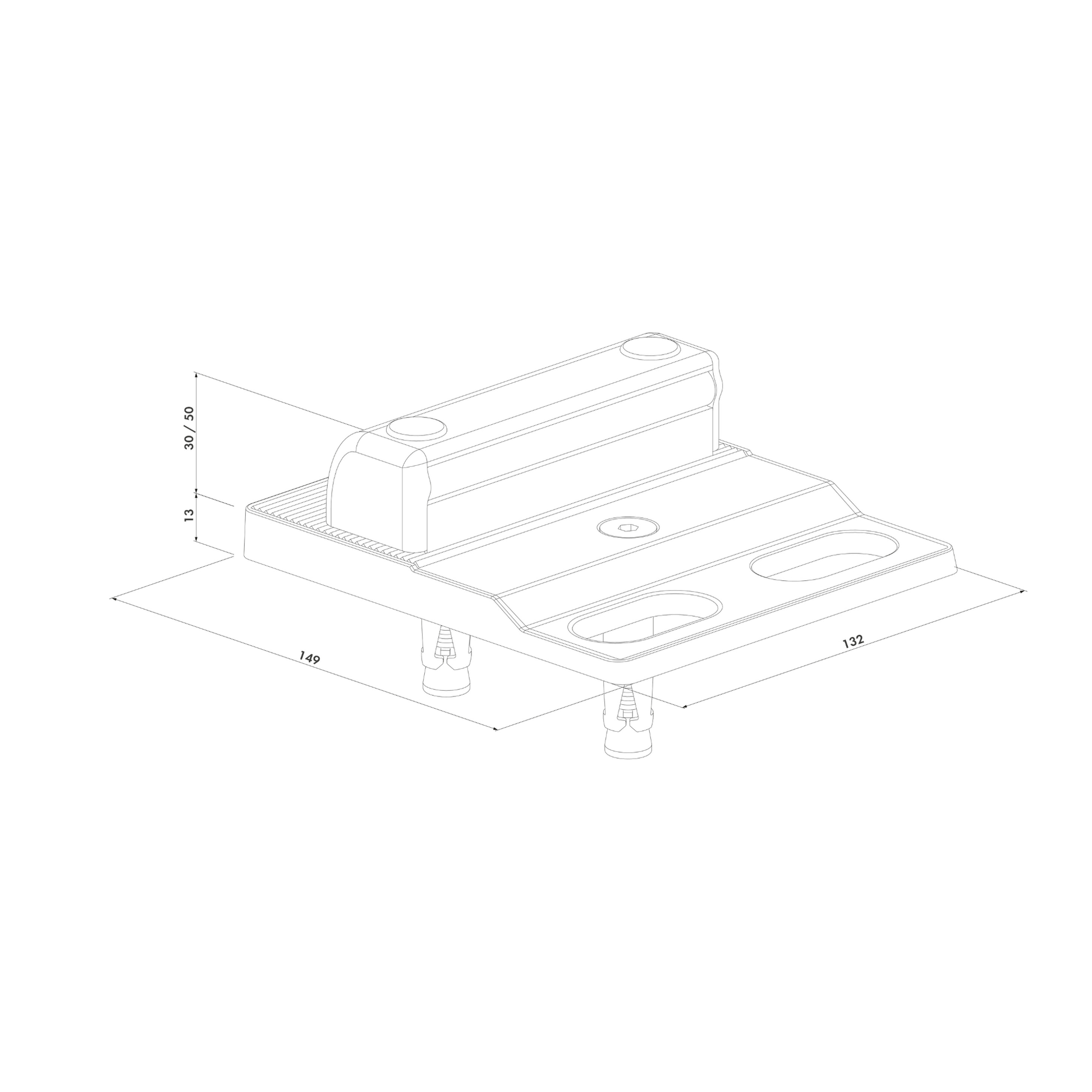 Locinox Sabo grondstop - schroefbaar voor poorten hek-kopen