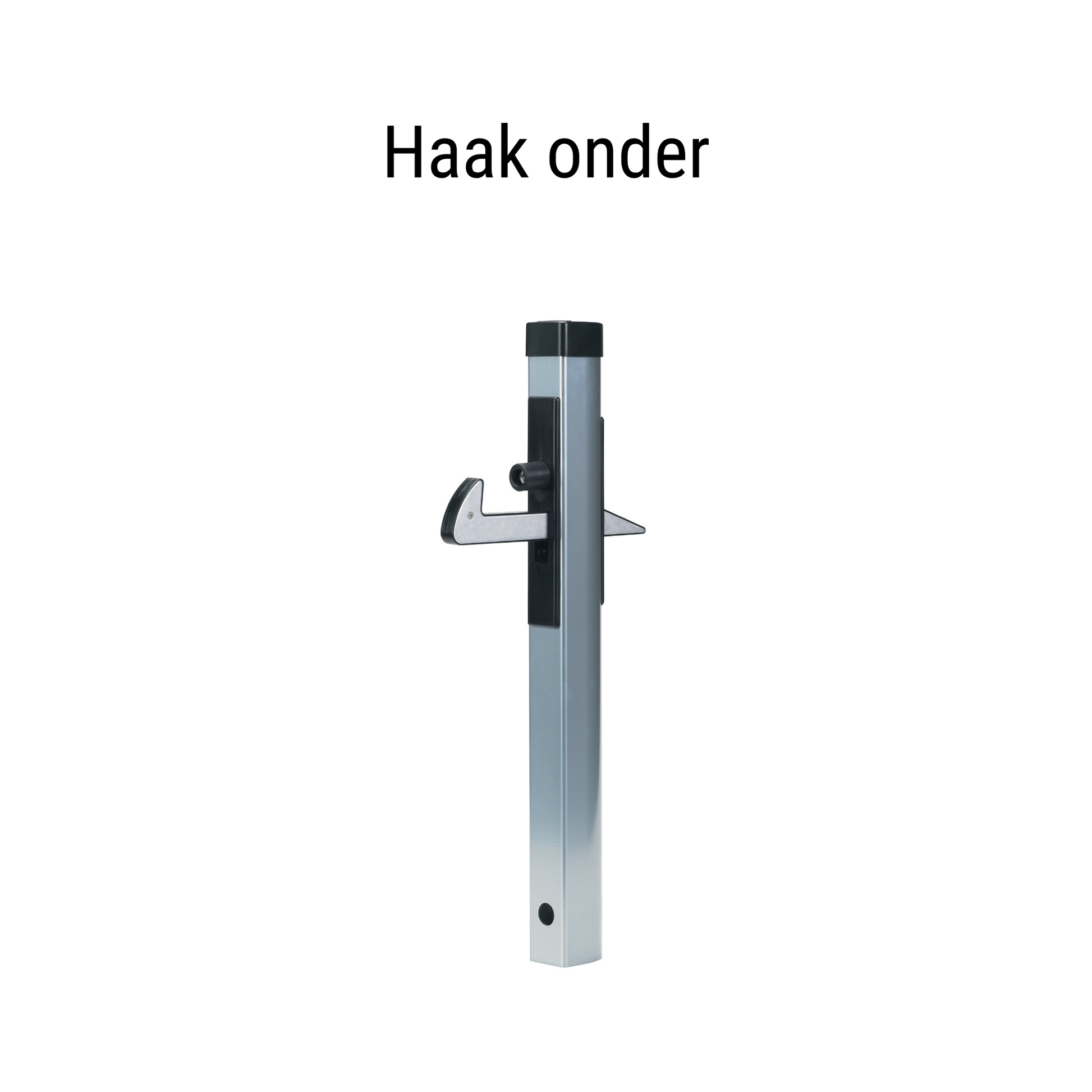 Locinox Poortvanger aluminium - met Rubbere aanslag hek-kopen  Haak Boven (IN-GATE CATCHER) Haak Onder (UNDER-GATE CATCHER)