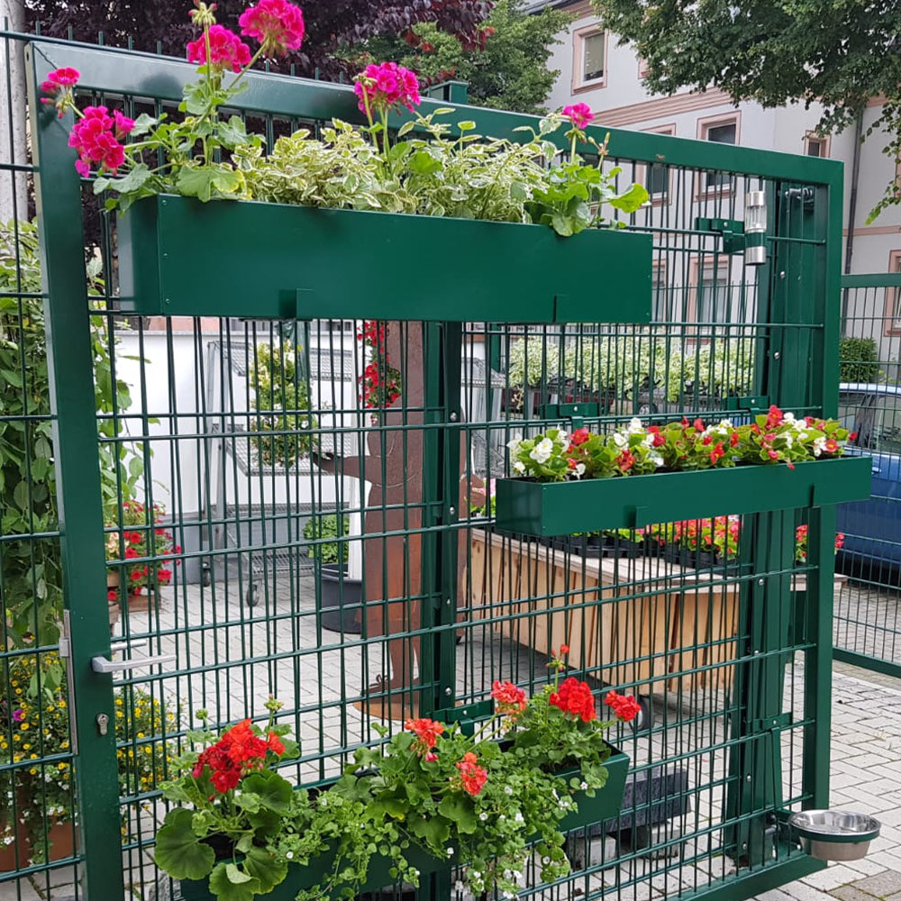 Roestvrijstaal bloemenbak hek-kopen