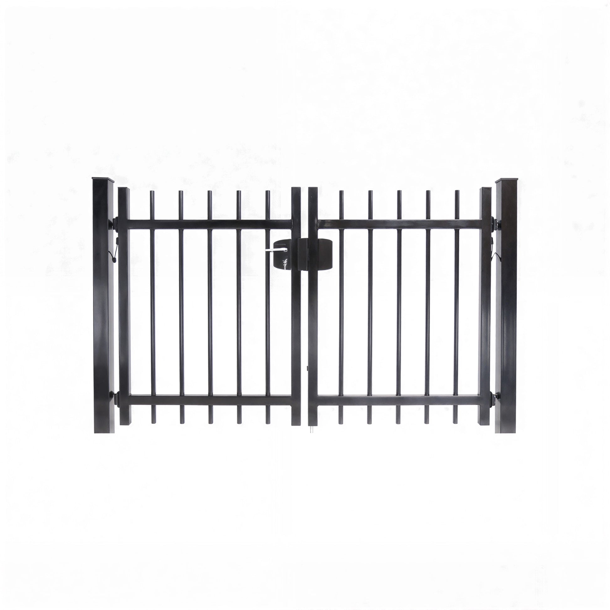 Dubbele poort Spijlen rond Ø25 doorgestoken - incl. slotset hek-kopen