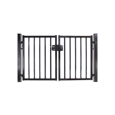 Dubbele poort Spijlen vierkant □25 vlak - incl. slotset hek-kopen