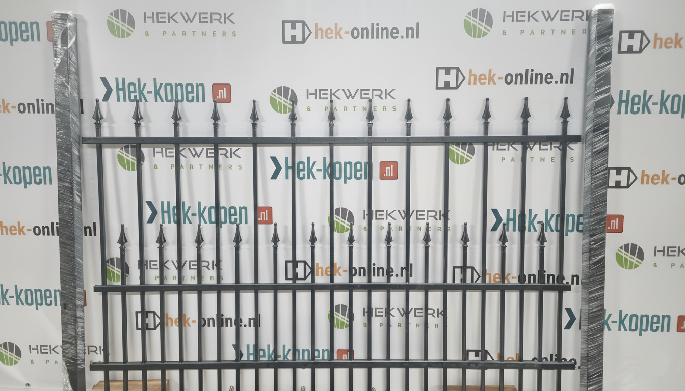 Spijlenhekwerk Amethyst – Complete pakket - Antracietgrijs Mat