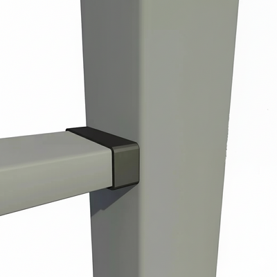 Tussenpaal 60x60mm compleet