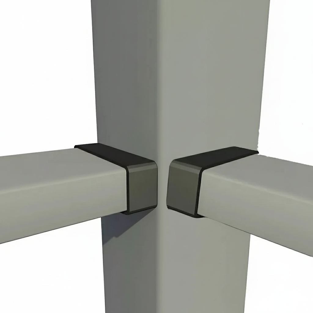 Hoek-spijlenhekwerk-blinde-verbinding-hek-kopen