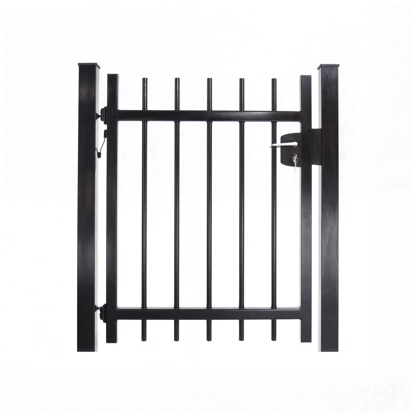 Looppoort Spijlen rond Ø25 doorgestoken - incl. slotset hek-kopen