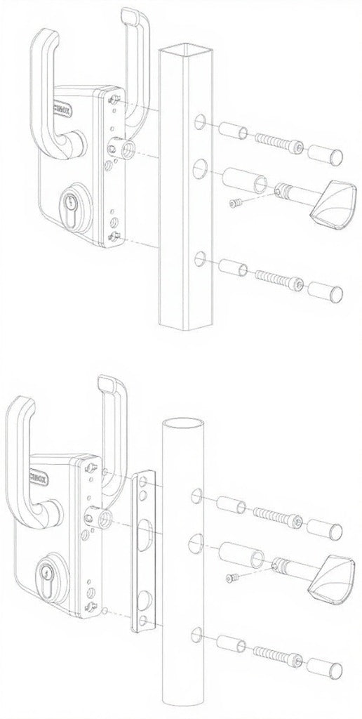 Schuifpoort slot hek-kopen