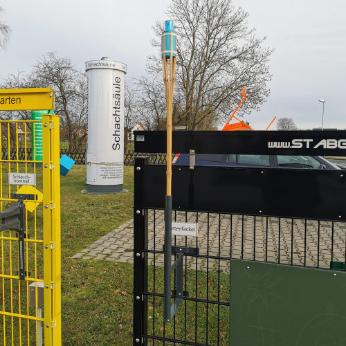 Houder voor tuinfakkels en pijlen