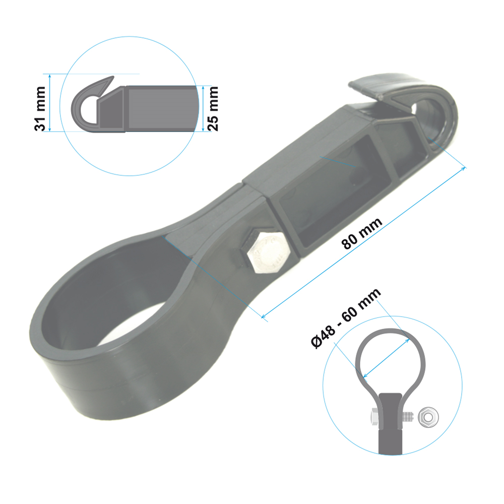 afstands-isolator-schrikdraad-paal-60-80mm hek-kopen