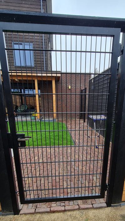 looppoort-professioneel-dubbelstaafmat hek-kopen