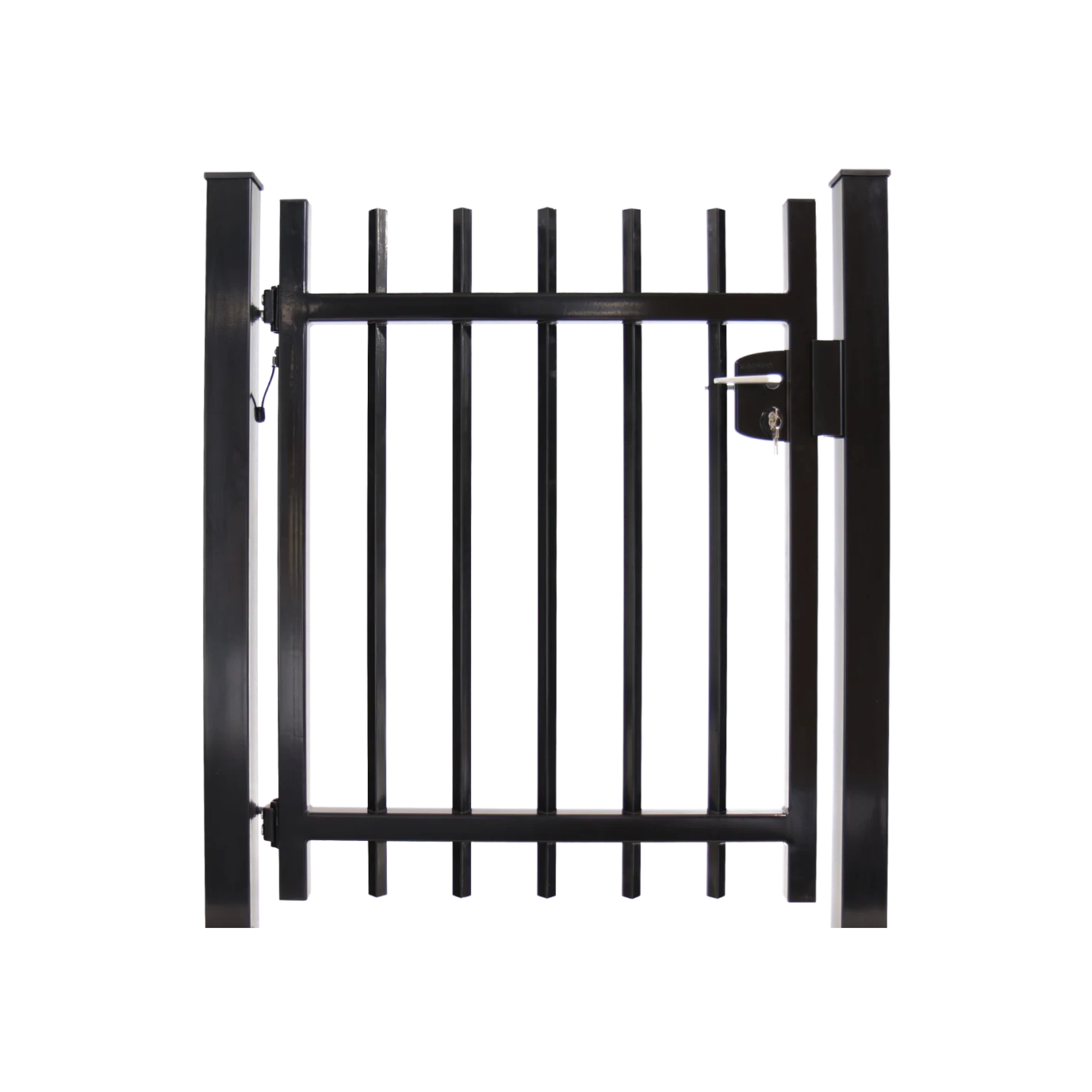 Spijlen looppoort doorgestoken